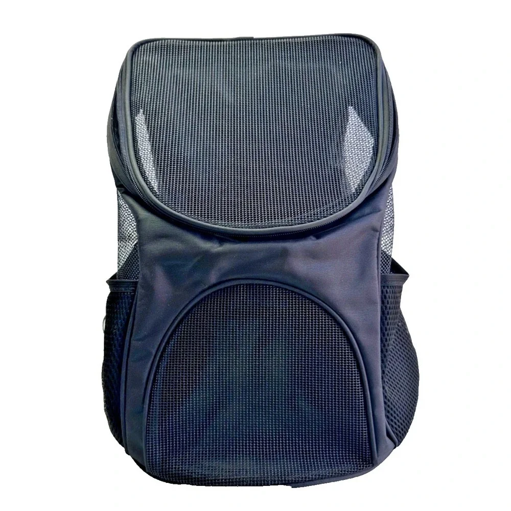 Pet Dog Cat Carrier Backpack Mesh Travel Tote Under 12lb Secure Hands Free Cozy
